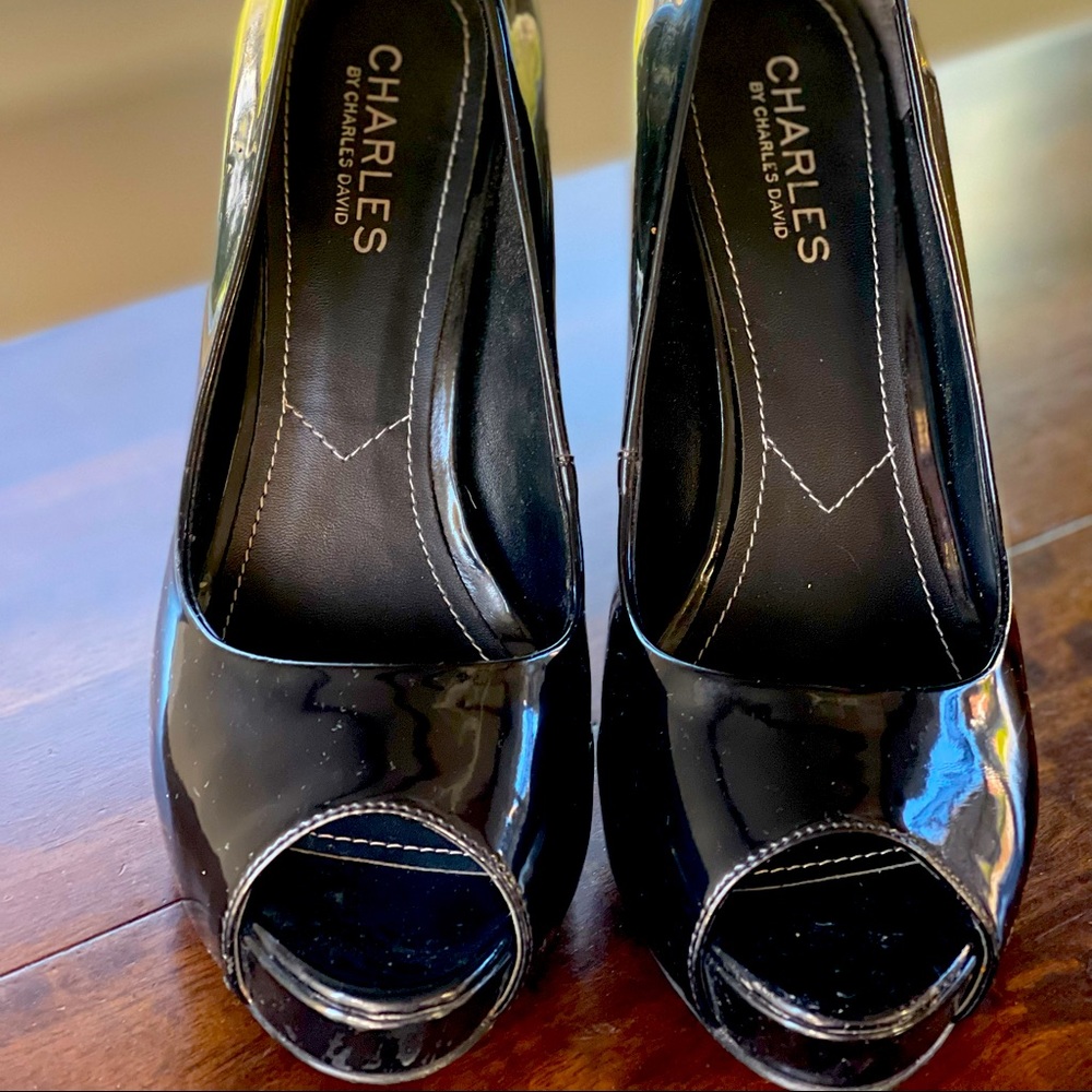 Charles by Charles David patent leather high heels